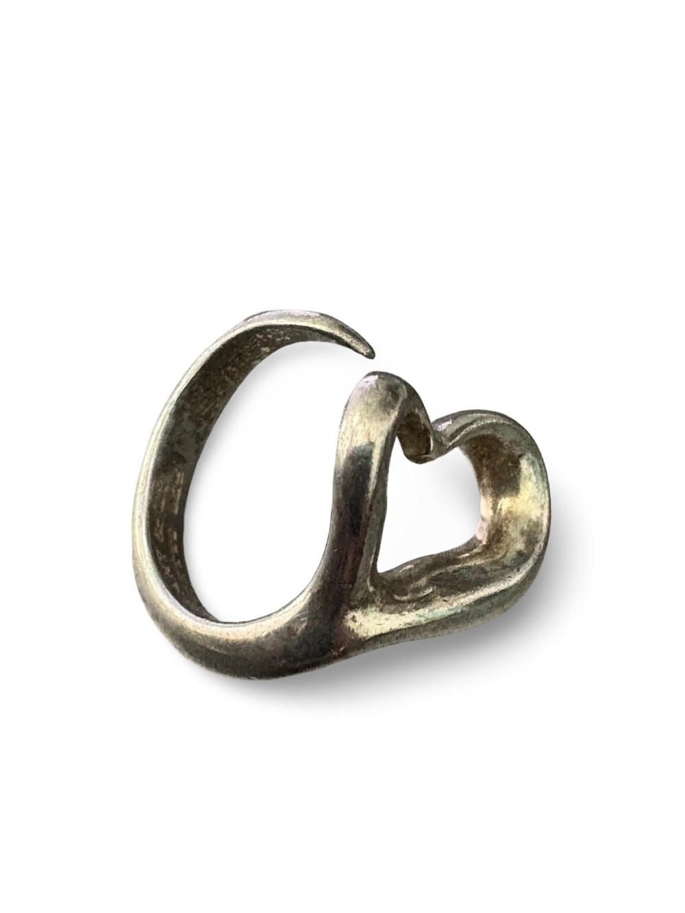 Tiffany & Co. Open Heart Ring PERETTI 925 Size 6